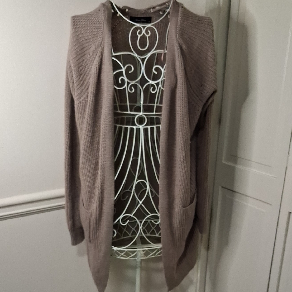 Anna Grace Women's Cardigan - Taupe